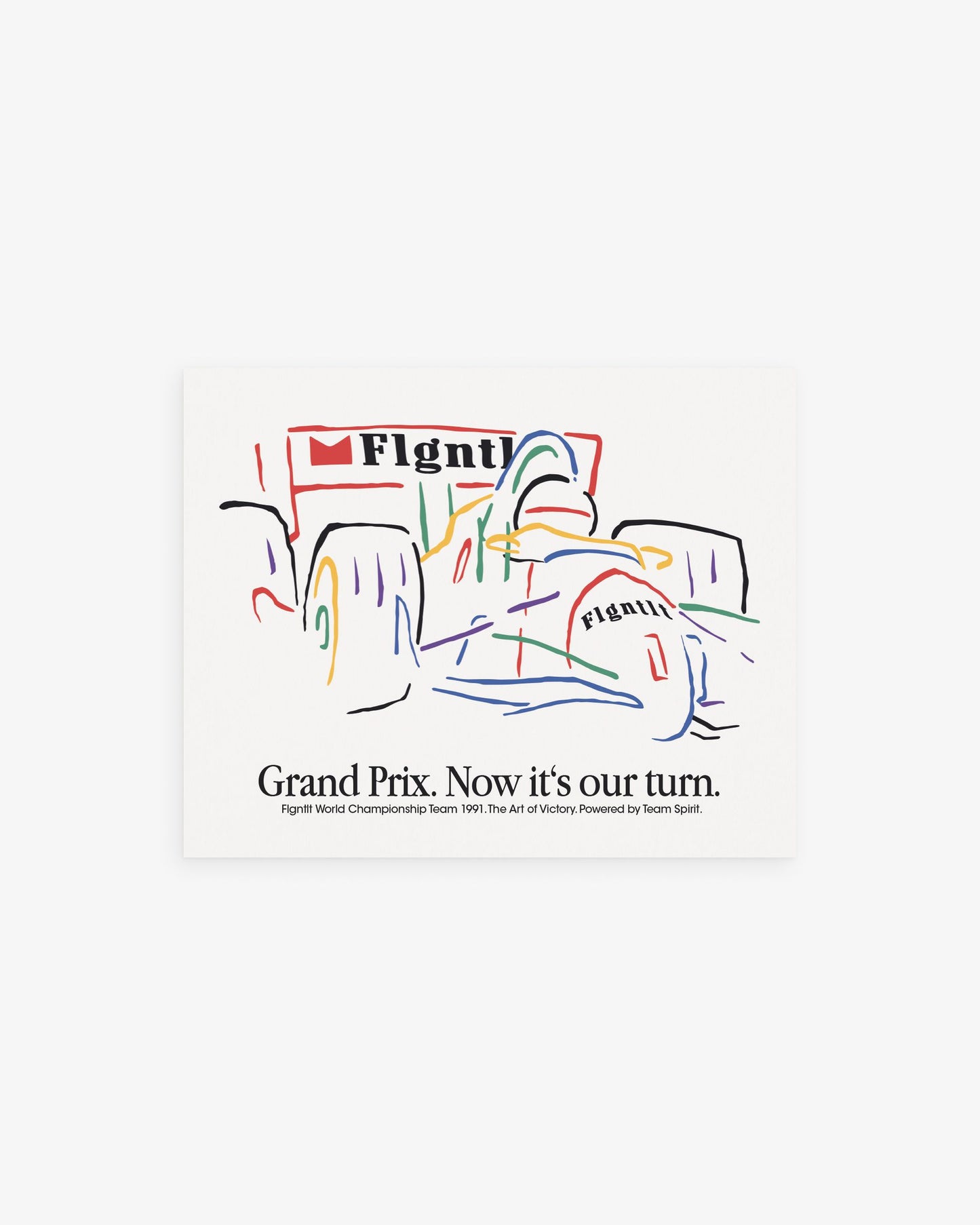 SPORTS WHITE ARTPRINT