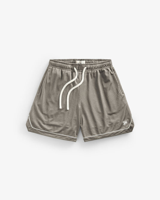 TAUPE MESH SHORTS