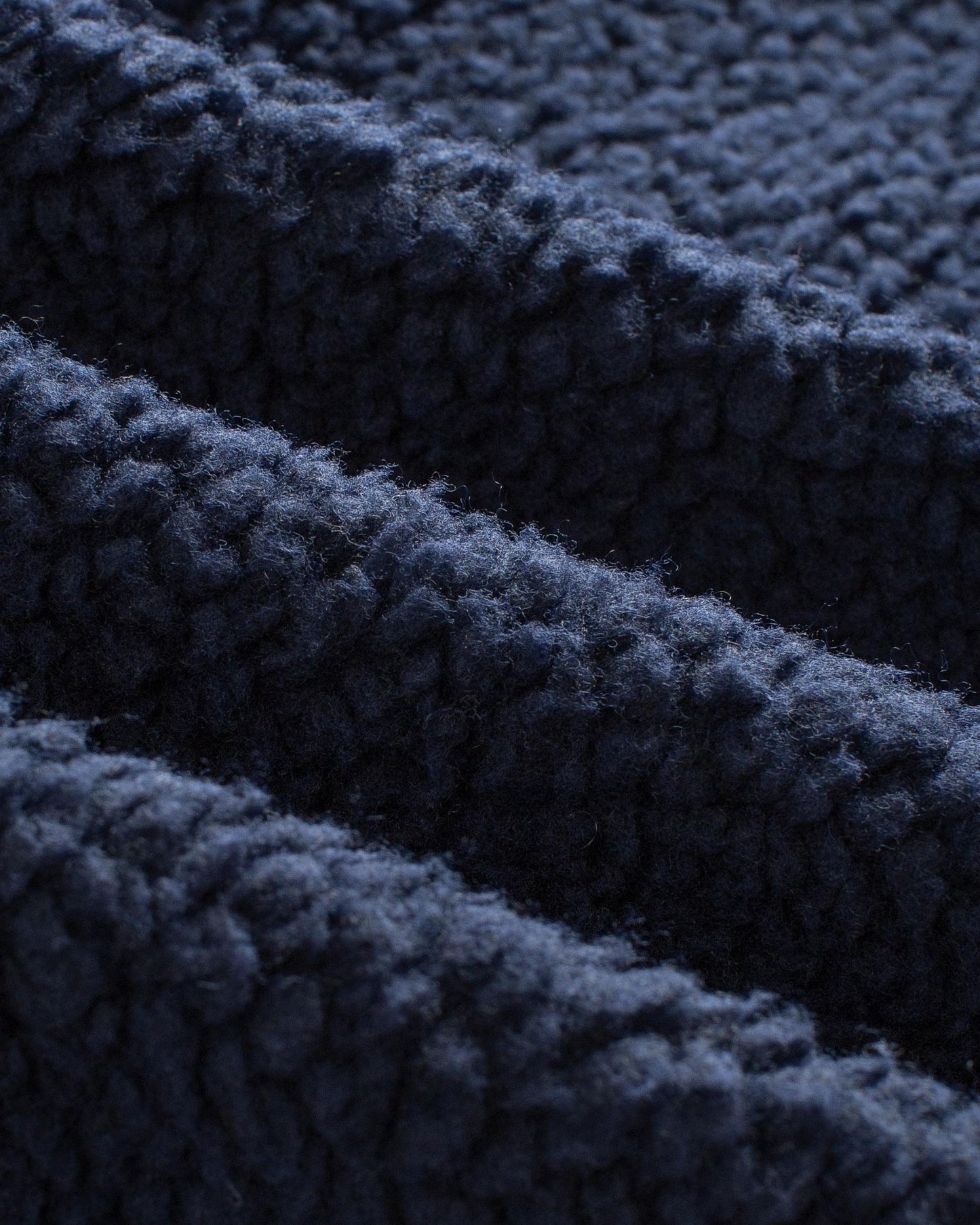 DEEP NAVY FLEECE HALF ZIP