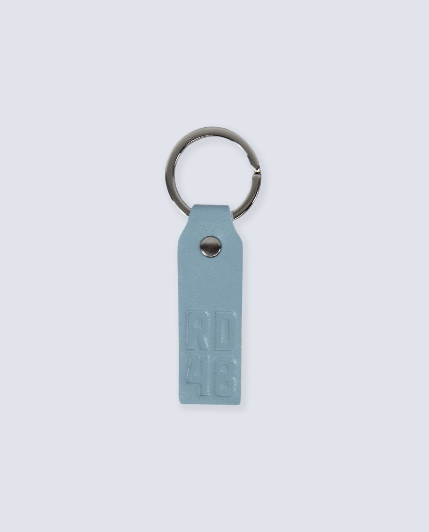 RD48 LEATHER KEYRING BLUE