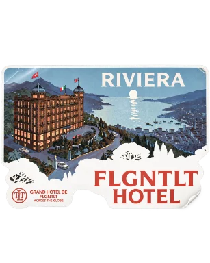 Hotel-FLGNTLT-Aufkleber