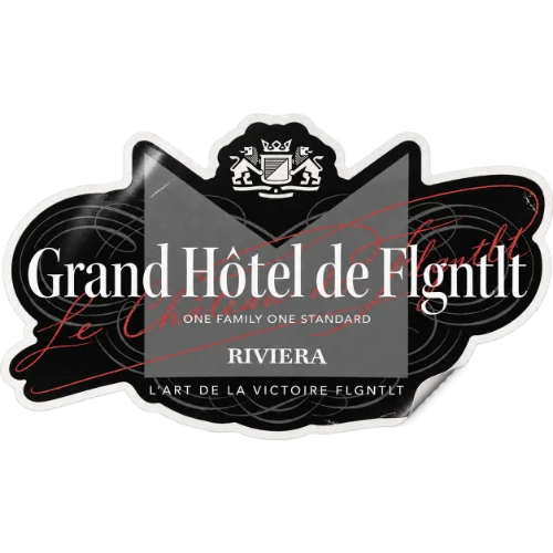 Hotel-FLGNTLT-Aufkleber