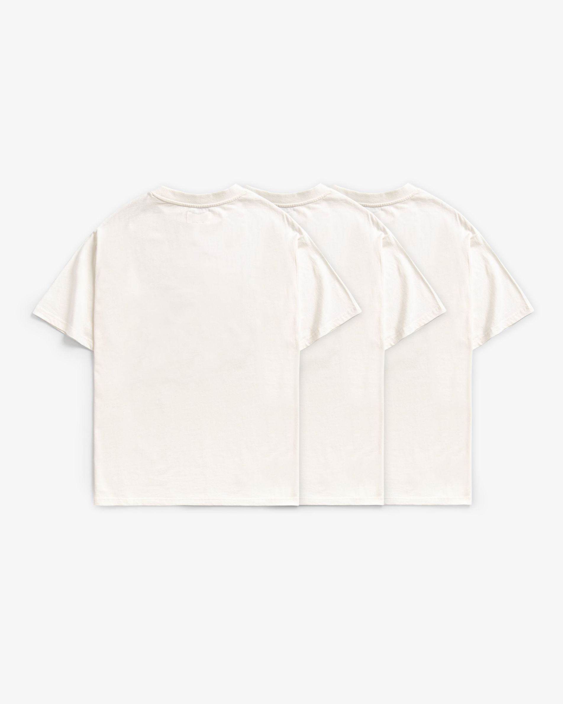 FLGNTLT EVERYDAY TEE 3 PACK - CREME