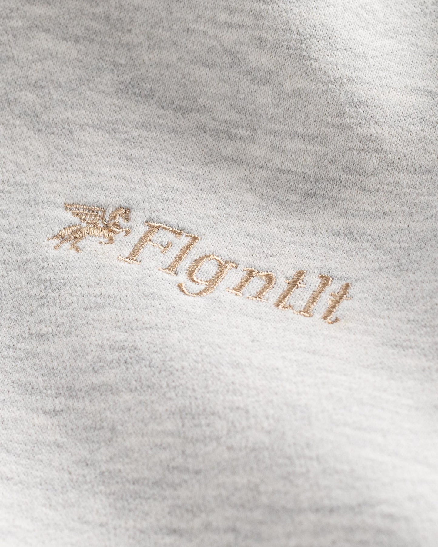 FLGNTLT OATMEAL ZIP HOODIE