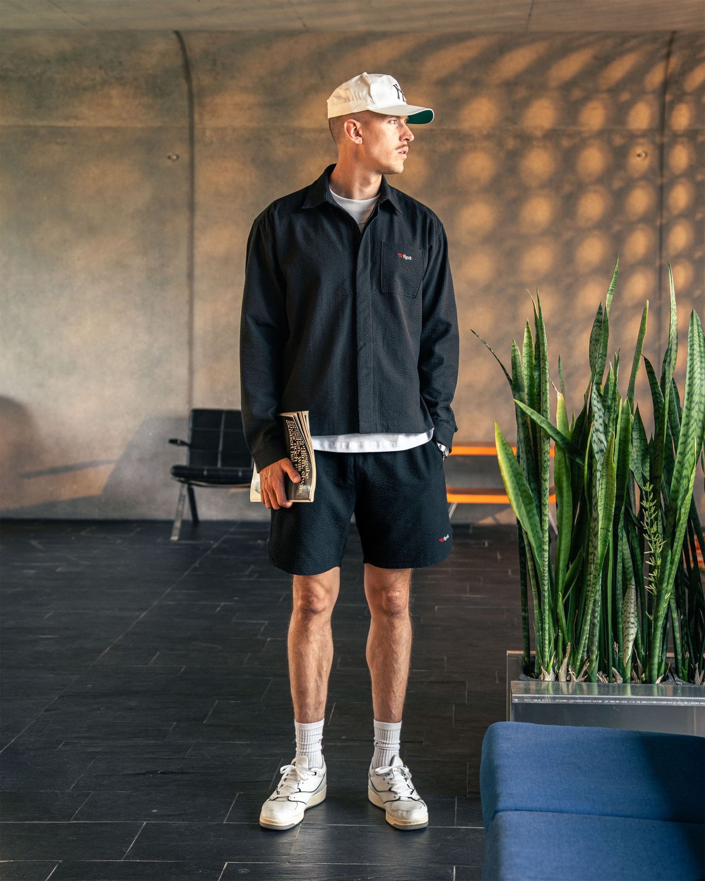 RACE DIFFERENT SEERSUCKER OVERSHIRT