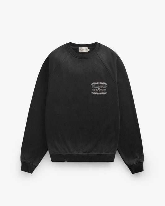 CREST RAGLAN SWEATER