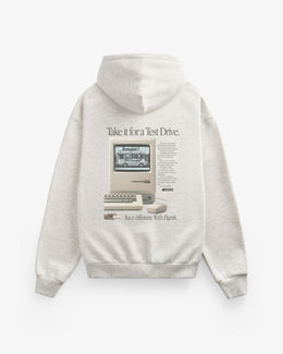 TEST DRIVE GREY HOODIE
