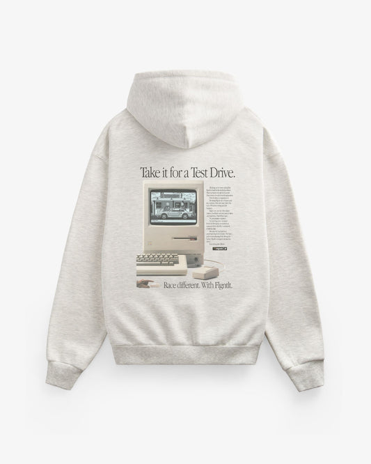 TEST DRIVE GREY HOODIE