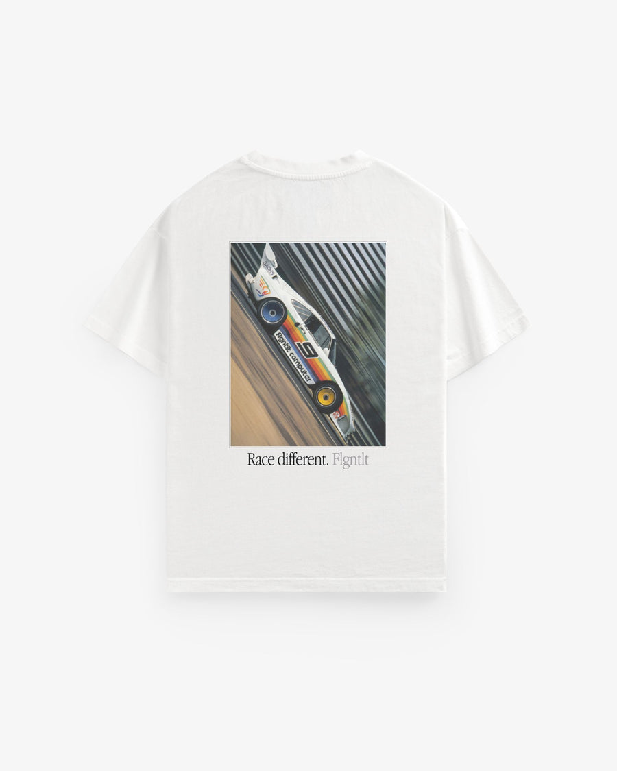 RACE DIFFERENT WHITE T-SHIRT
