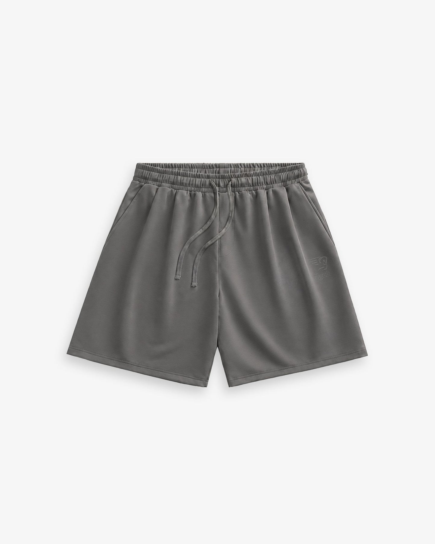 PLEATED SWEATSHORTS TAUPE