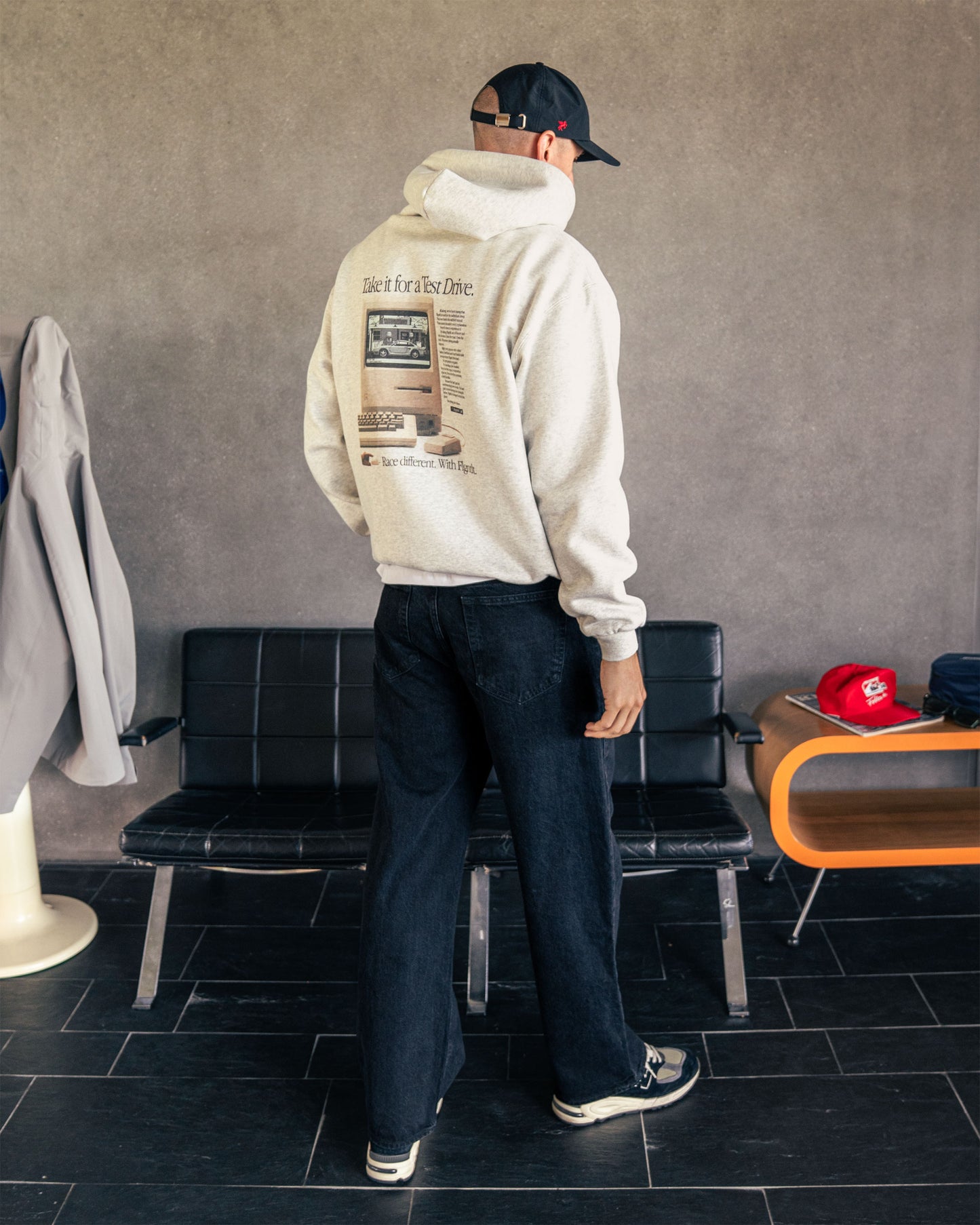 TEST DRIVE GREY HOODIE