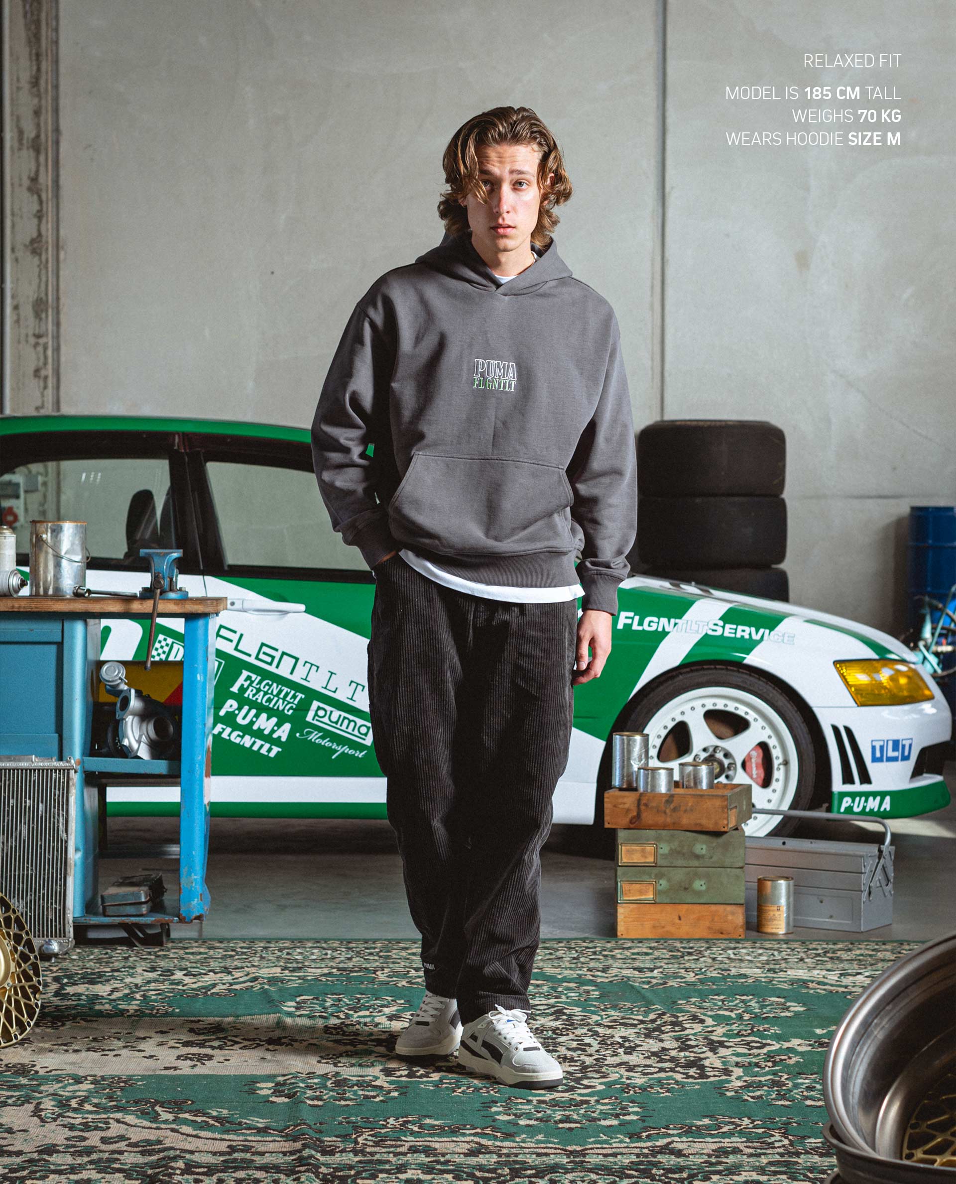 PUMA & FLGNTLT ASPHALT HOODIE