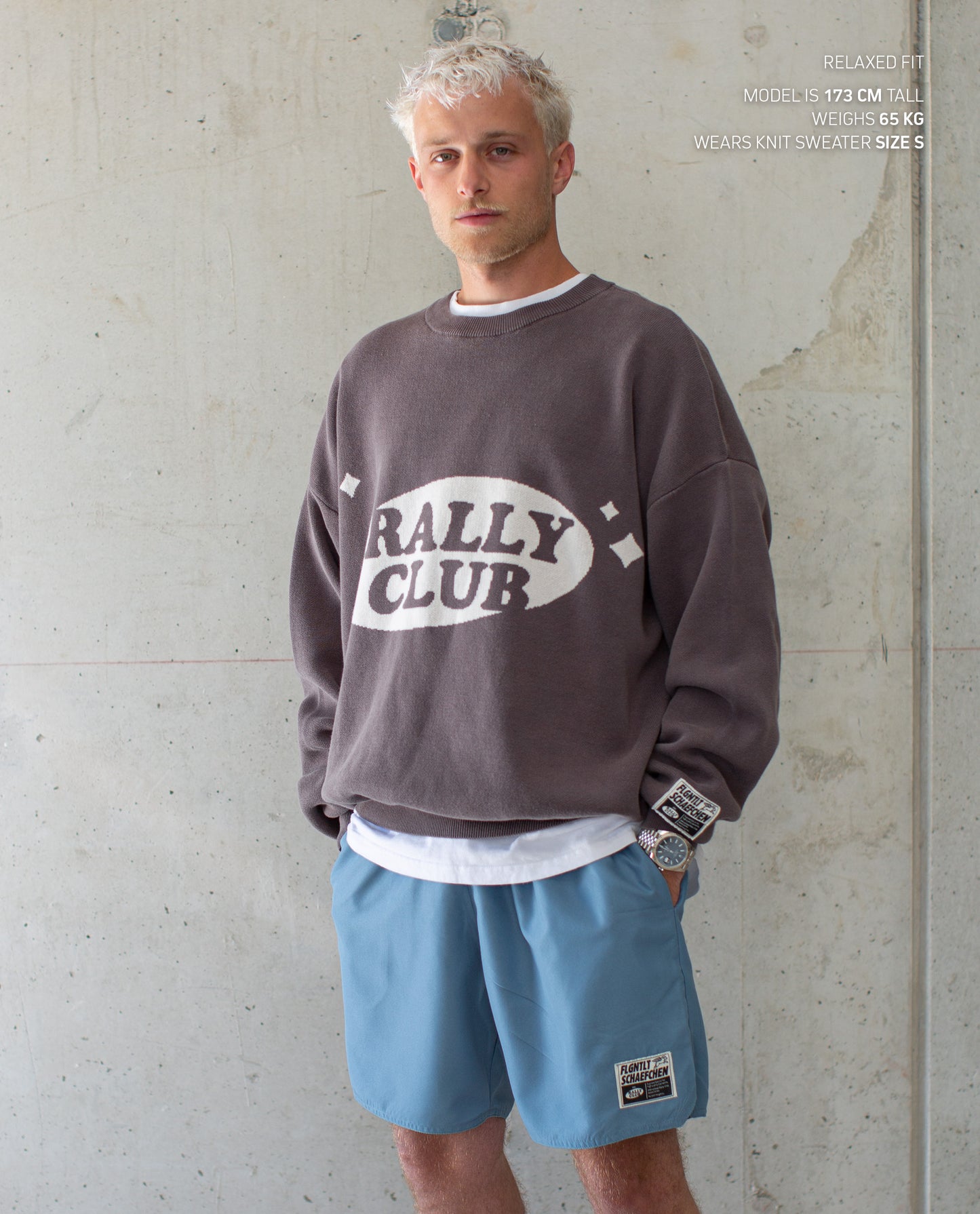 FLGNTLT x SCHAEFCHEN CLUB KNIT SWEATER