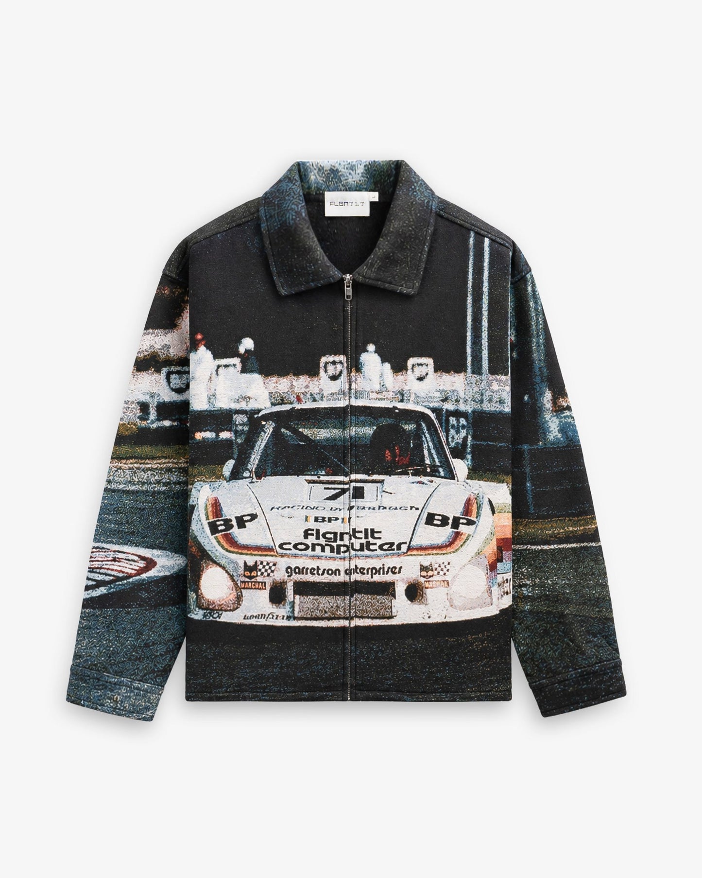 COMPUTER JACQUARD KNITTED JACKET