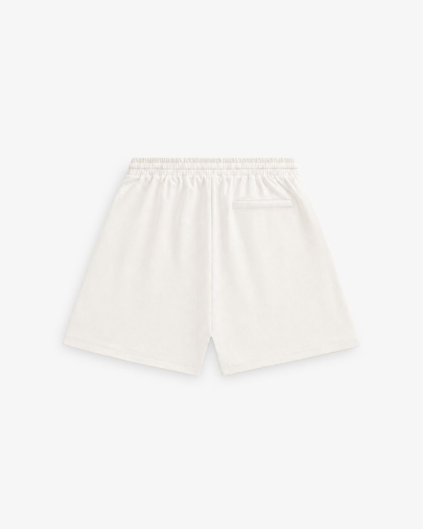 PLEATED SWEATSHORTS CREME