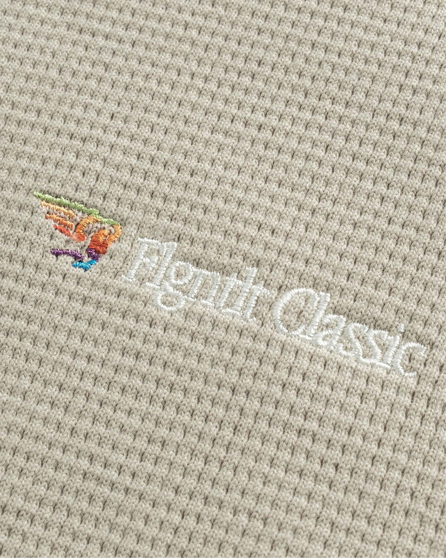 INTERFACE WAFFLE ZIP HOODIE