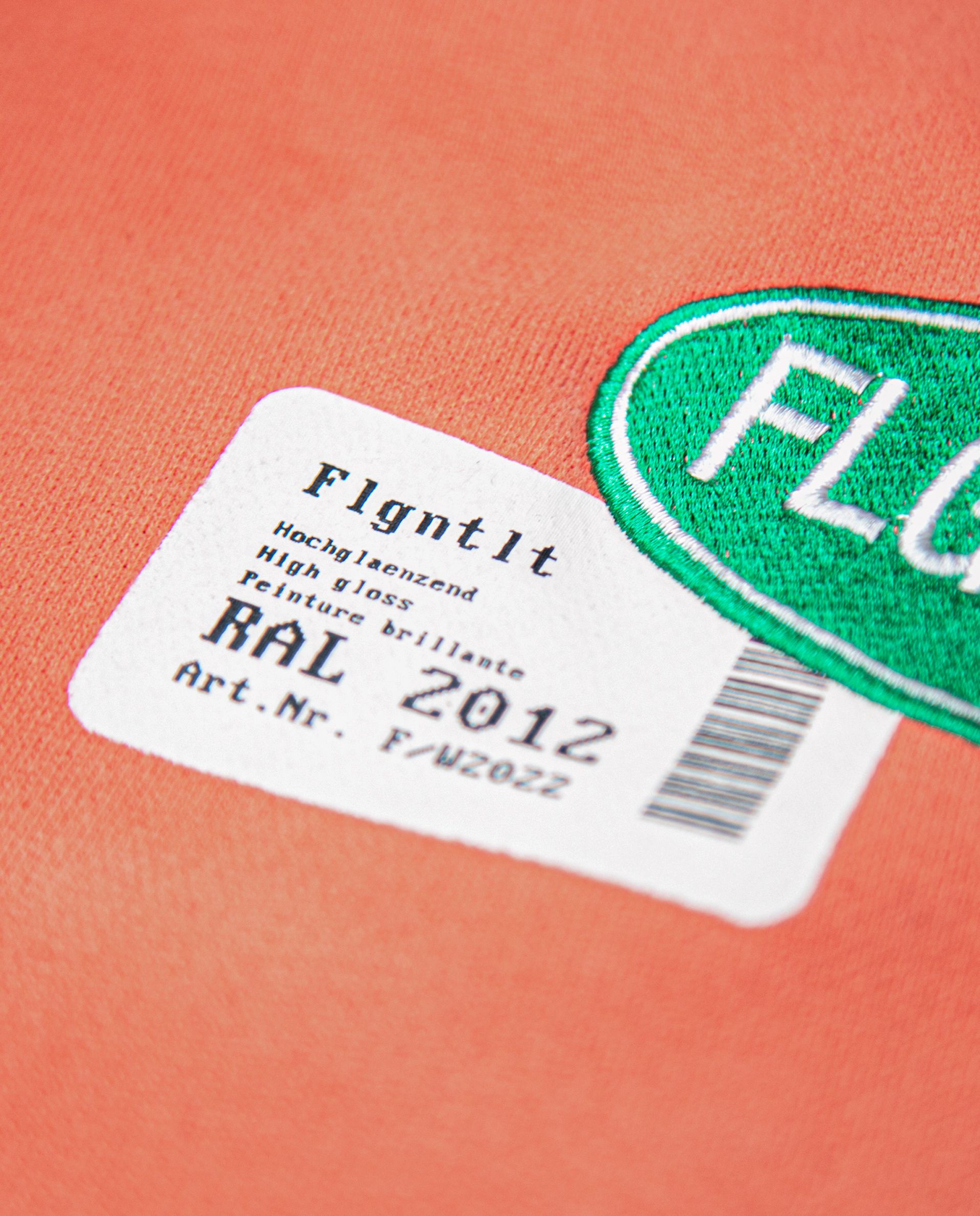 Flgntlt Spray Paint Salmon Zip Hoodie