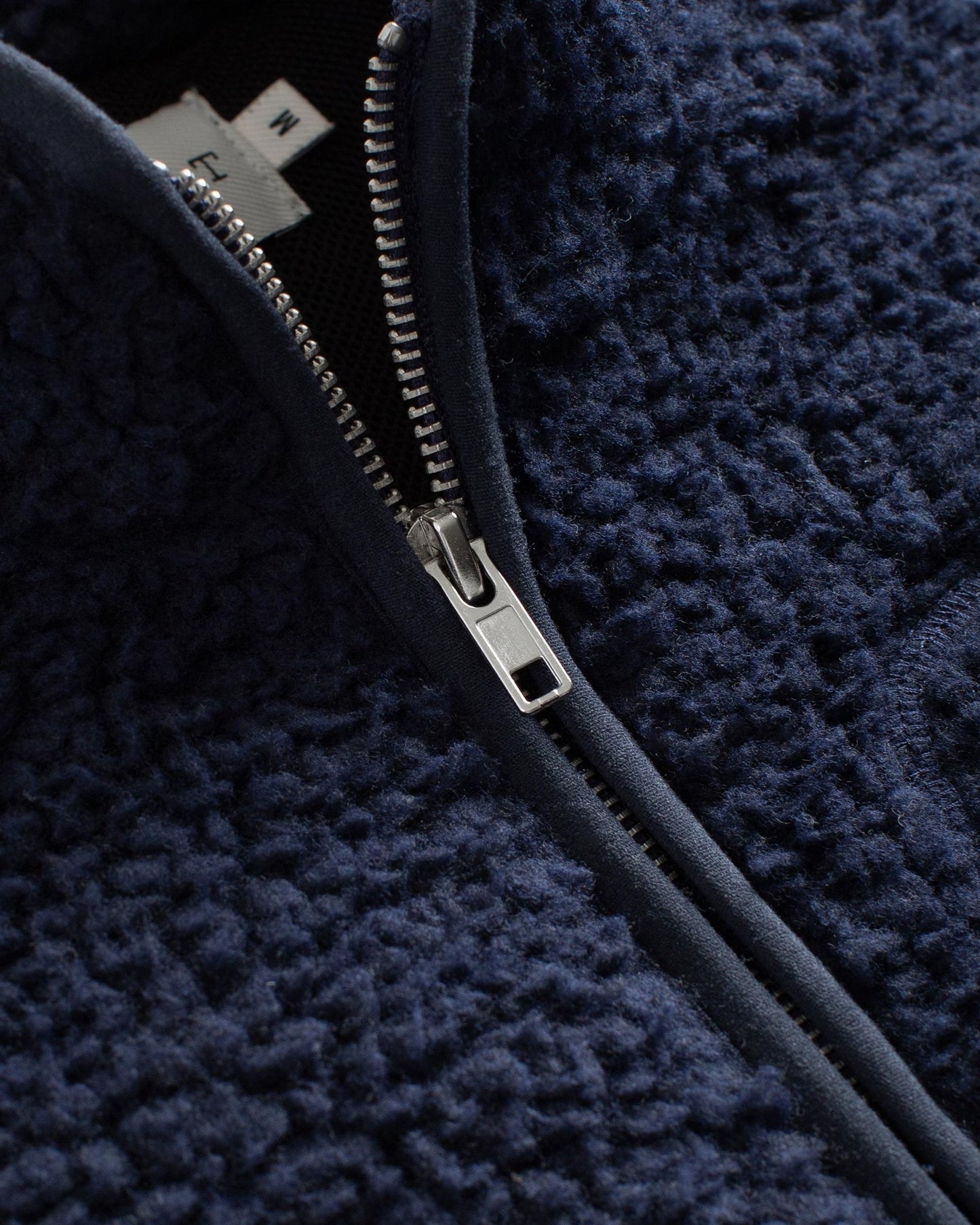 DEEP NAVY FLEECE HALF ZIP