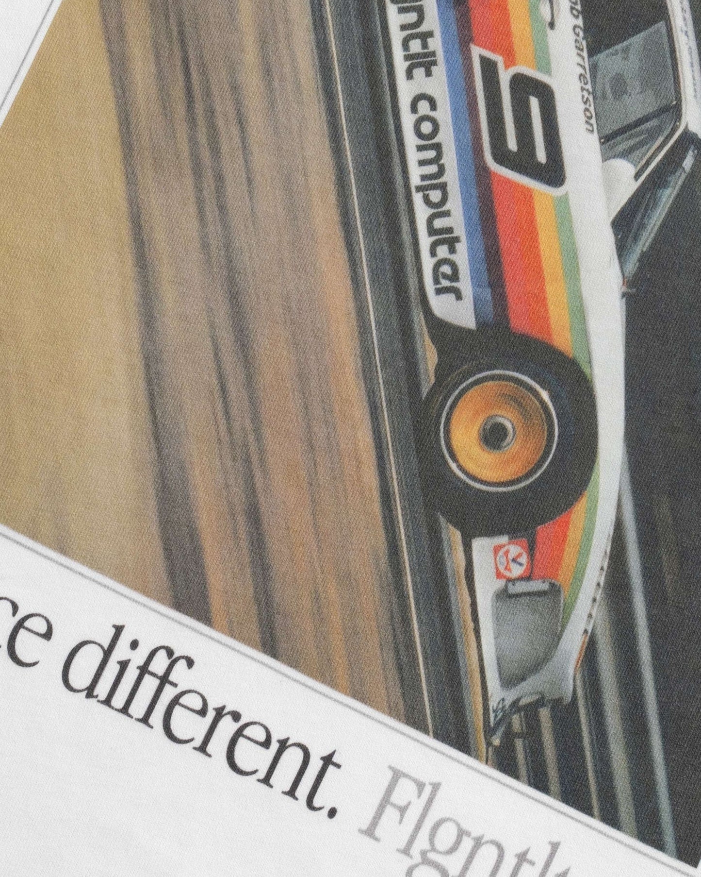 KOSZULKA MĘSKA Z NADRUKIEM RACE DIFFERENT