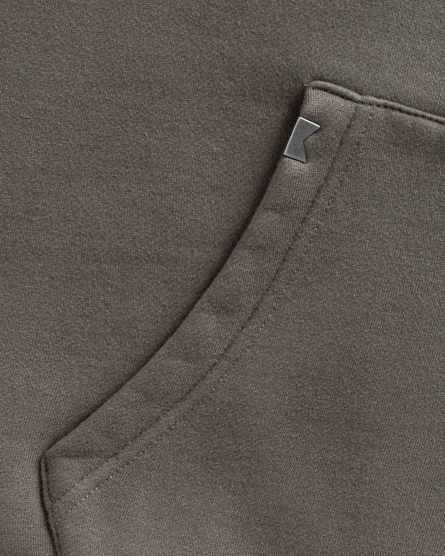 GRAPHITE LAYERED ZIP HOODIE