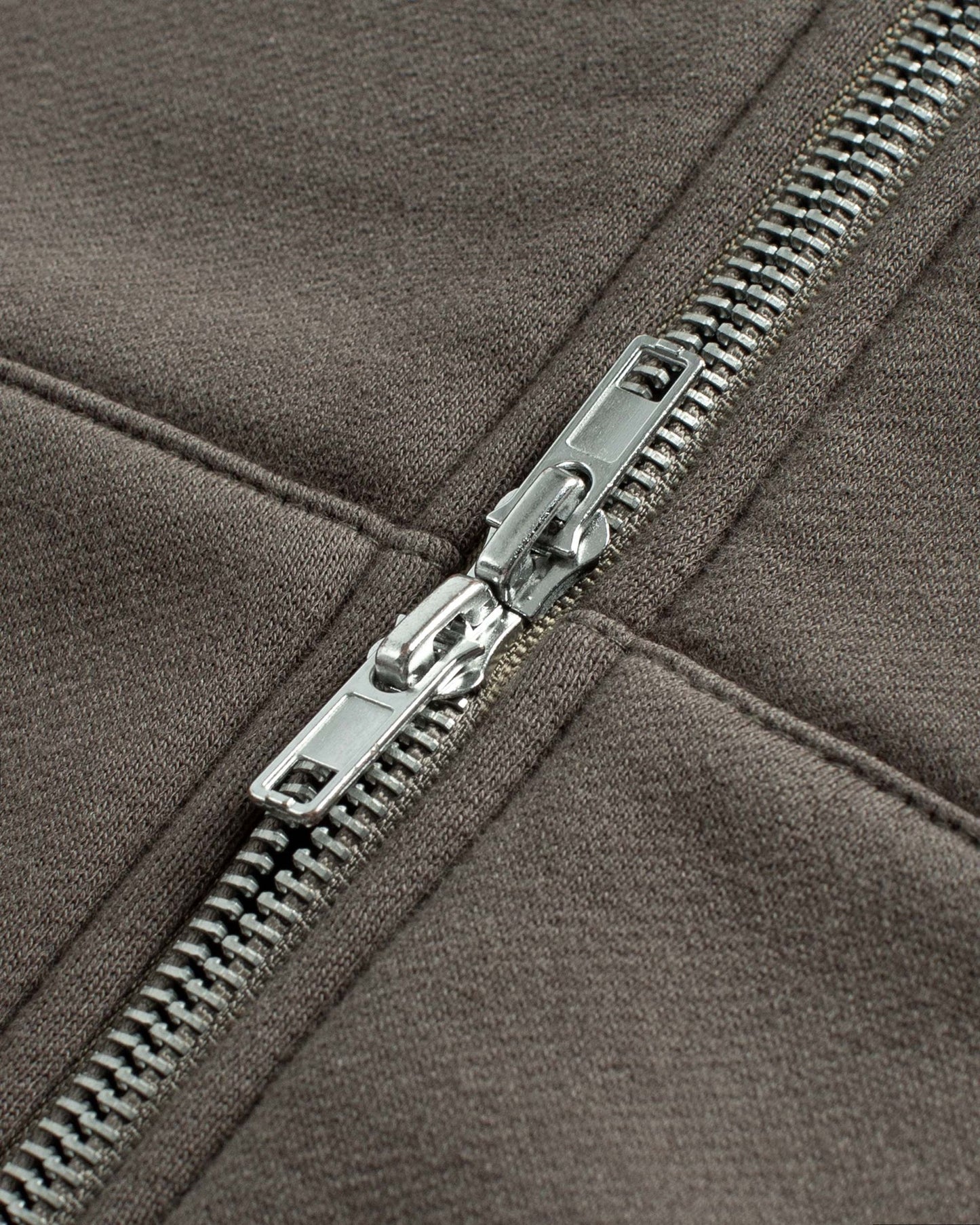 GRAPHITE LAYERED ZIP HOODIE