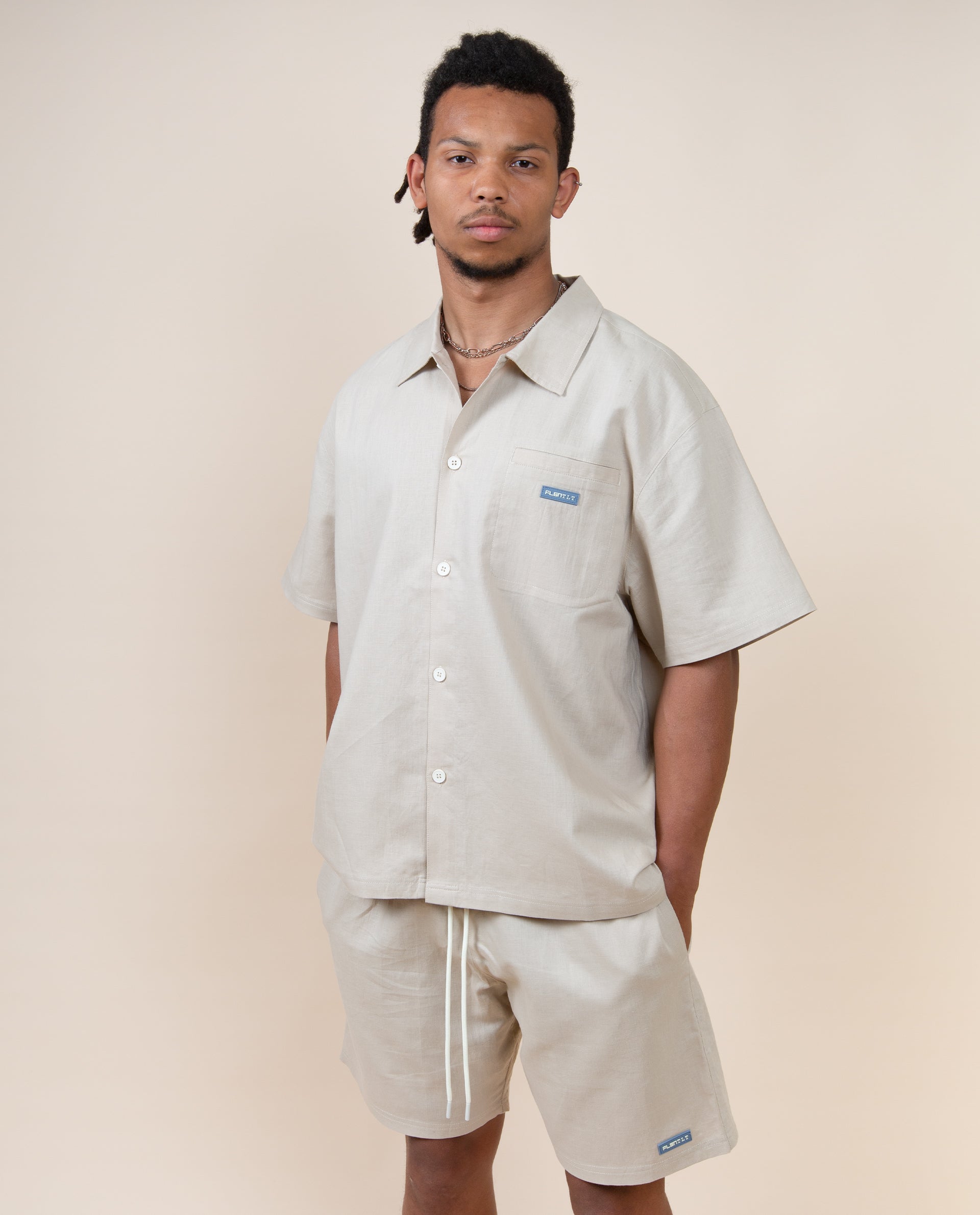 Flgntlt Essentials SS21 Beach Button Up Shirt